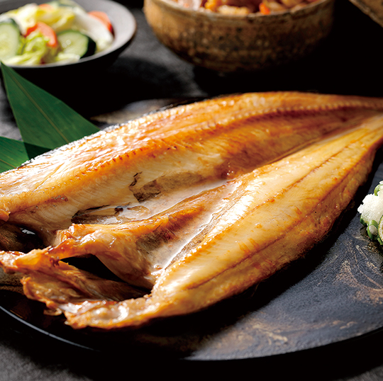 船上活〆ほっけの
								一夜干し