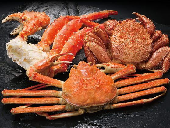 紋別のカニ