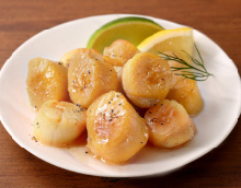 帆立のバター焼き