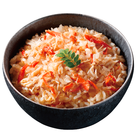 ずわい蟹ほぐしめし